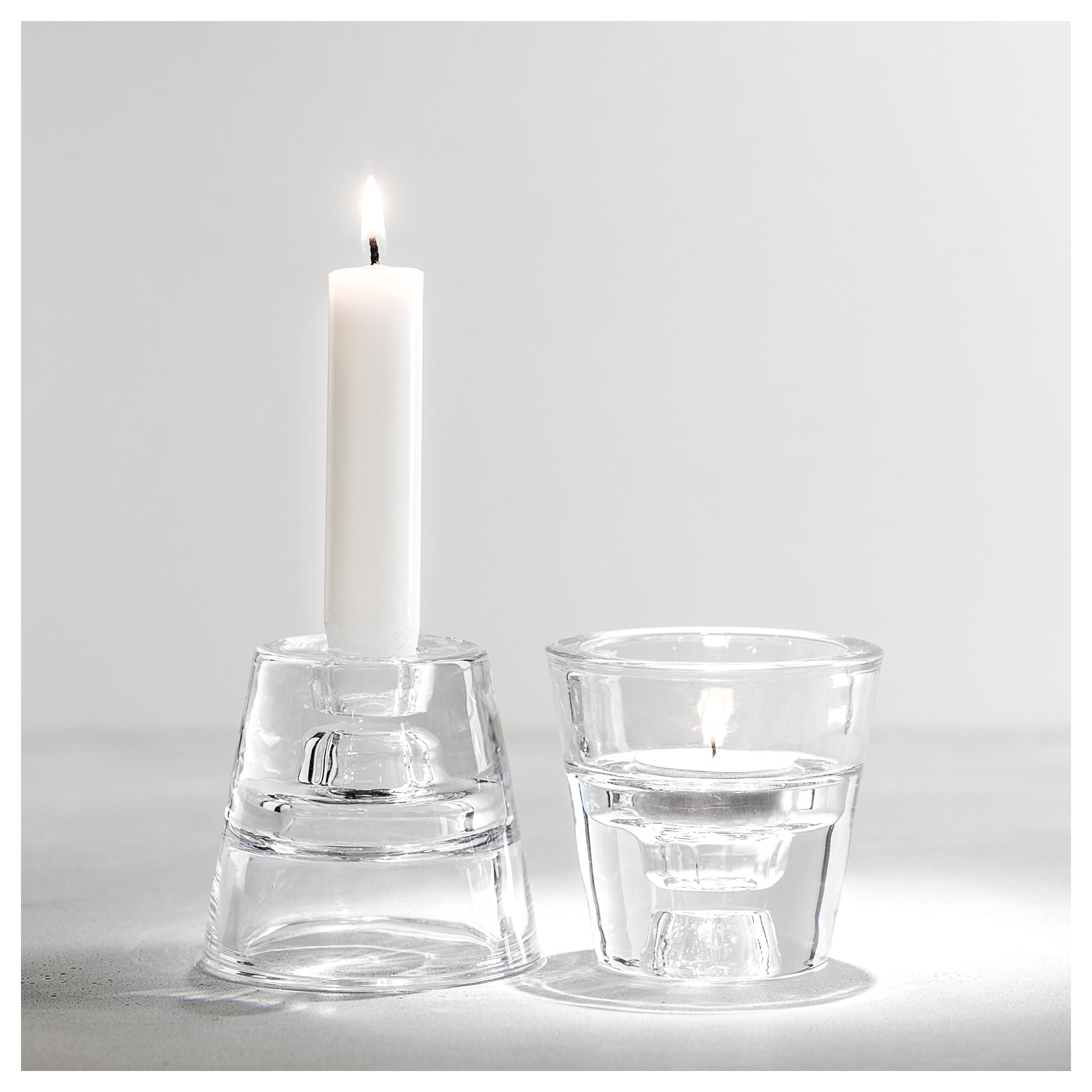 Kristall-Kerzenständer